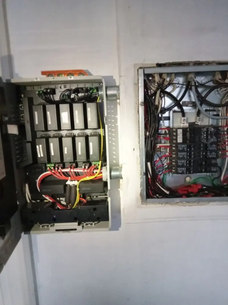 Electrical panel upgrade completed for Indoor Lighting Installation in Lochearn